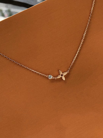 [Select]BLOSSOM PENDANT PINK GOLD AND DIAMOND