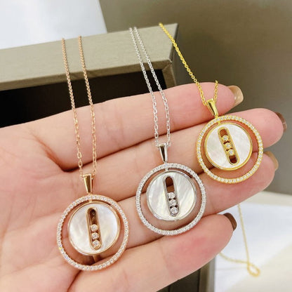 [Select]Demo MOVE MM NACRE BLANCHE DIAMOND NECKLACE