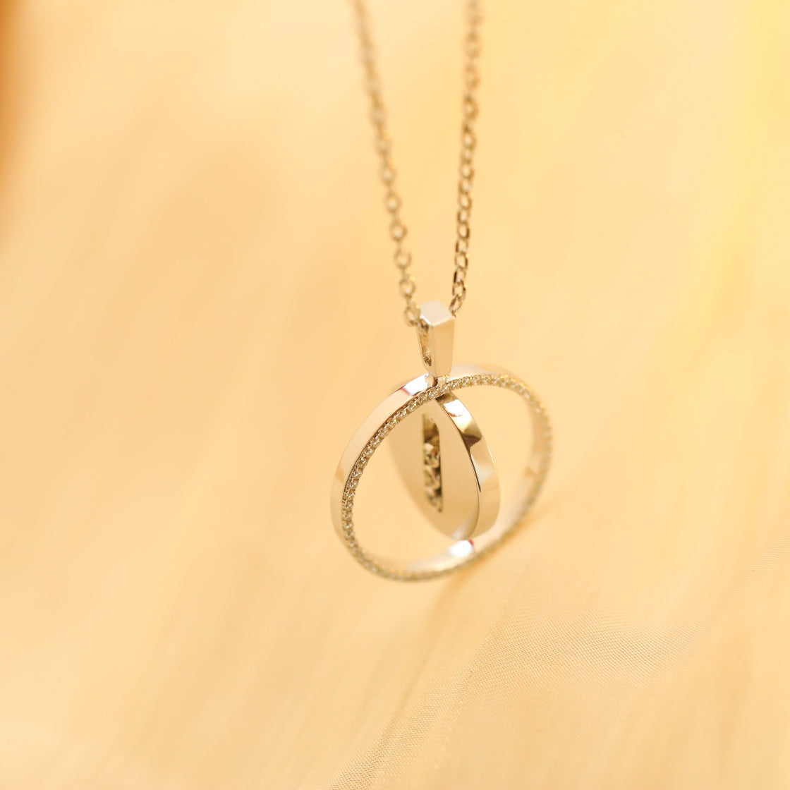 [Select]Demo MOVE MM SILVER DIAMOND NECKLACE