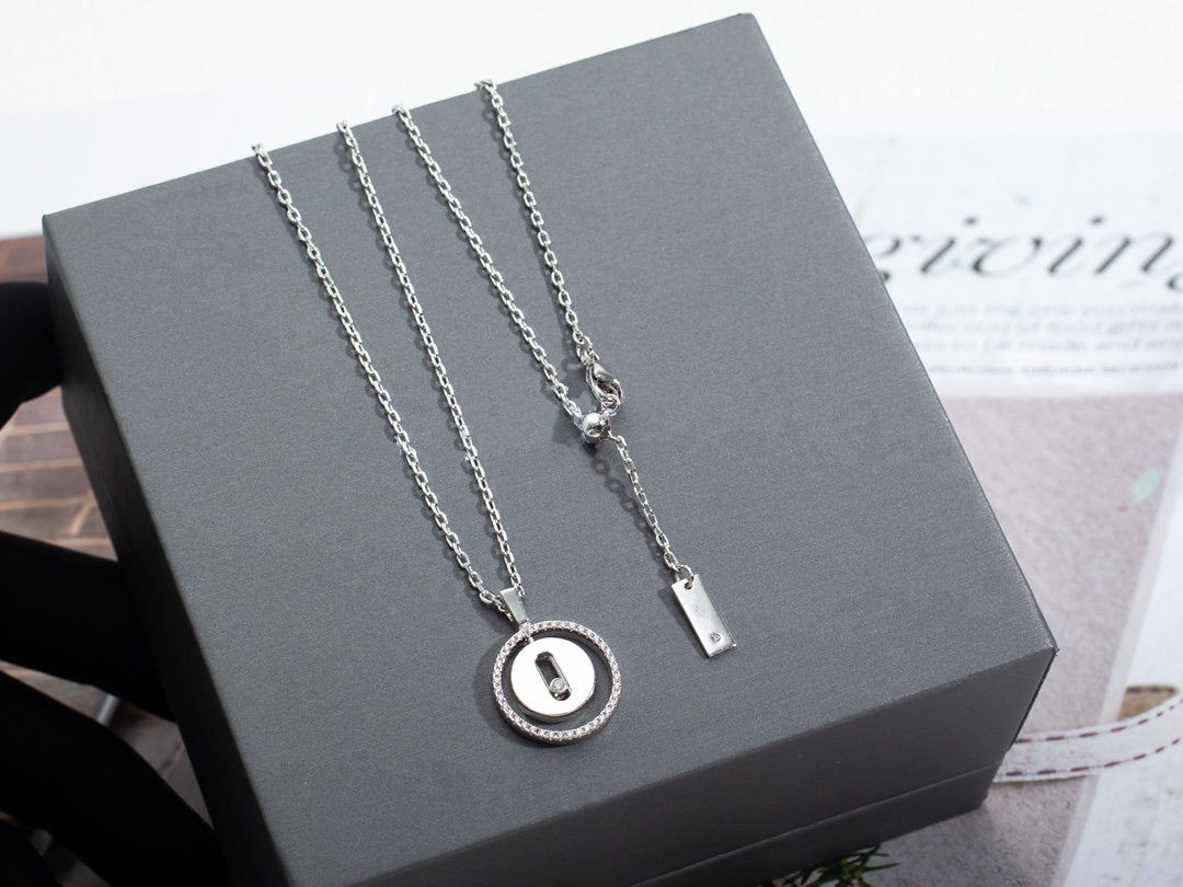 [Select]Demo MOVE PM NECKLACE SILVER DIAMOND