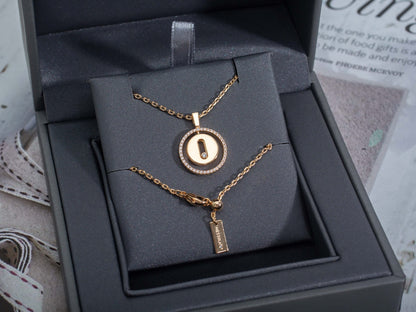 [Select]Demo MOVE PM NECKLACE PINK GOLD DIAMOND