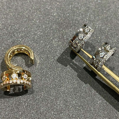 [Select]MOVE ROMANE EARRINGS DIAMOND