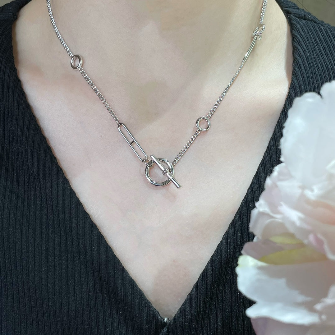 [Select]HM STERLING CHAINE D'ANCRE HEART