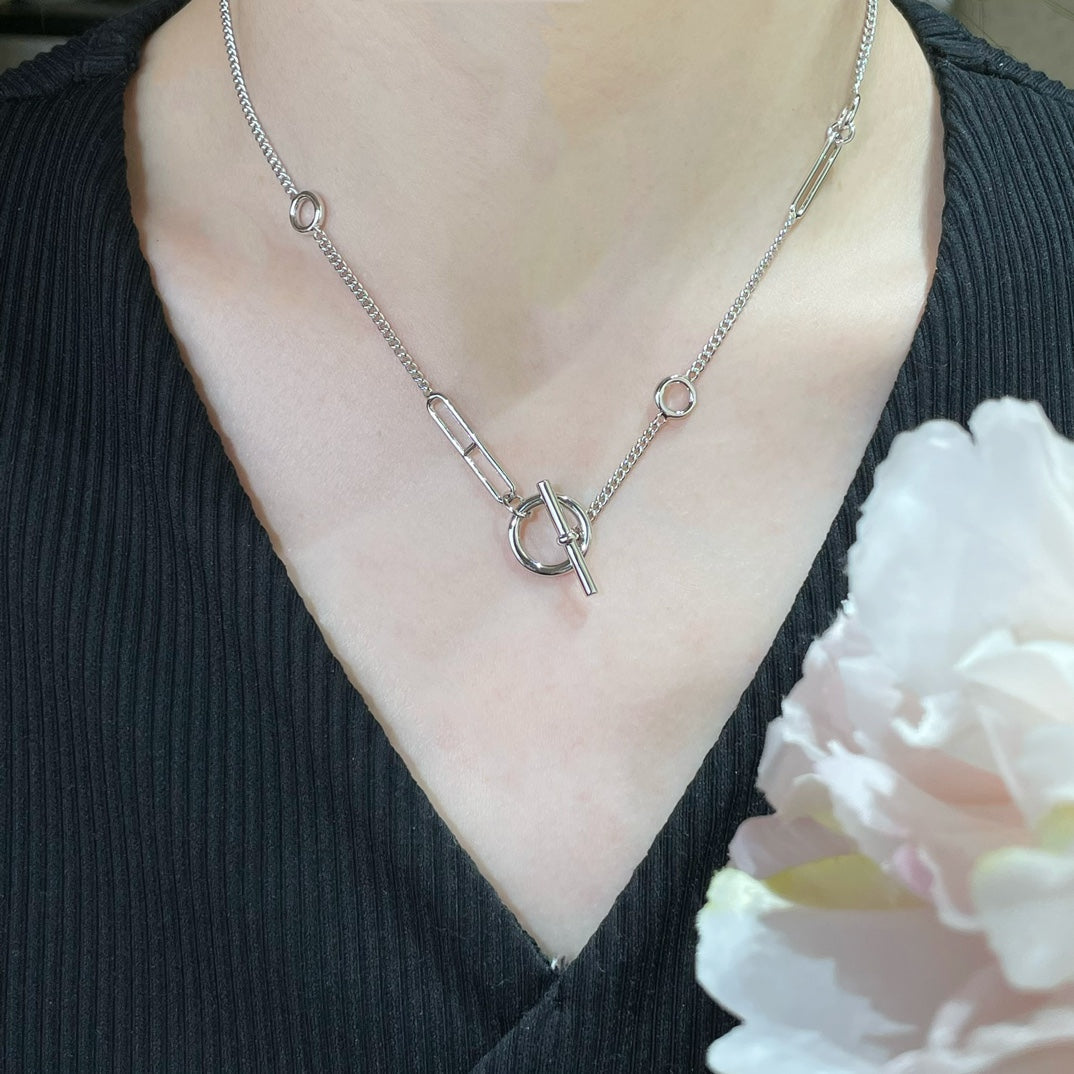 [Select]HM STERLING CHAINE D'ANCRE HEART