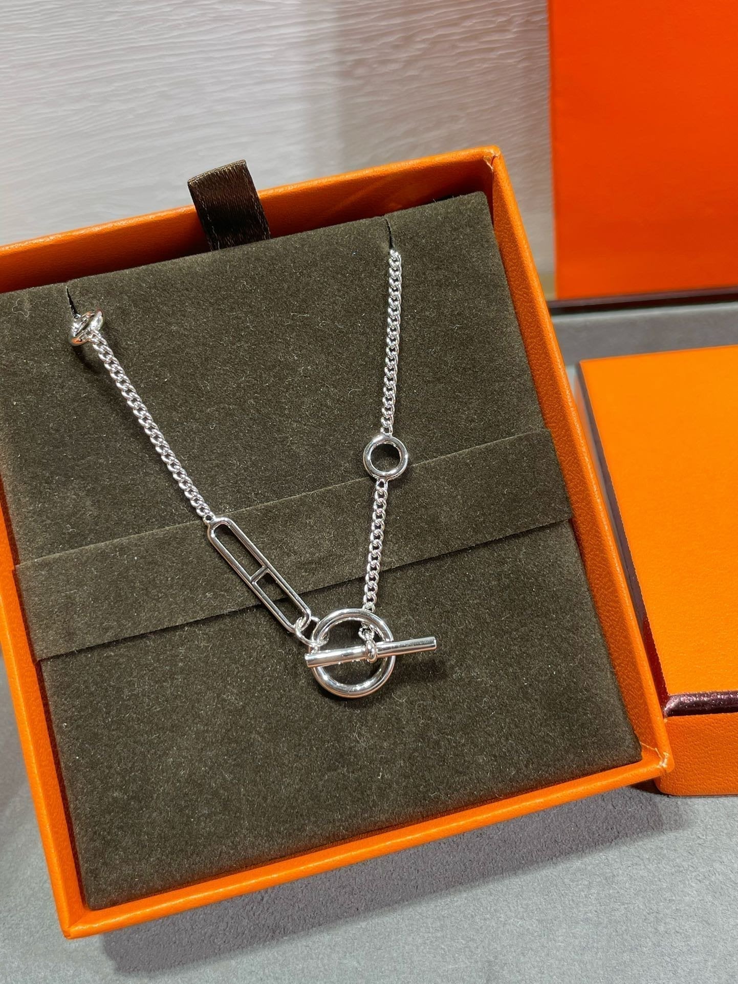 [Select]HM STERLING CHAINE D'ANCRE HEART