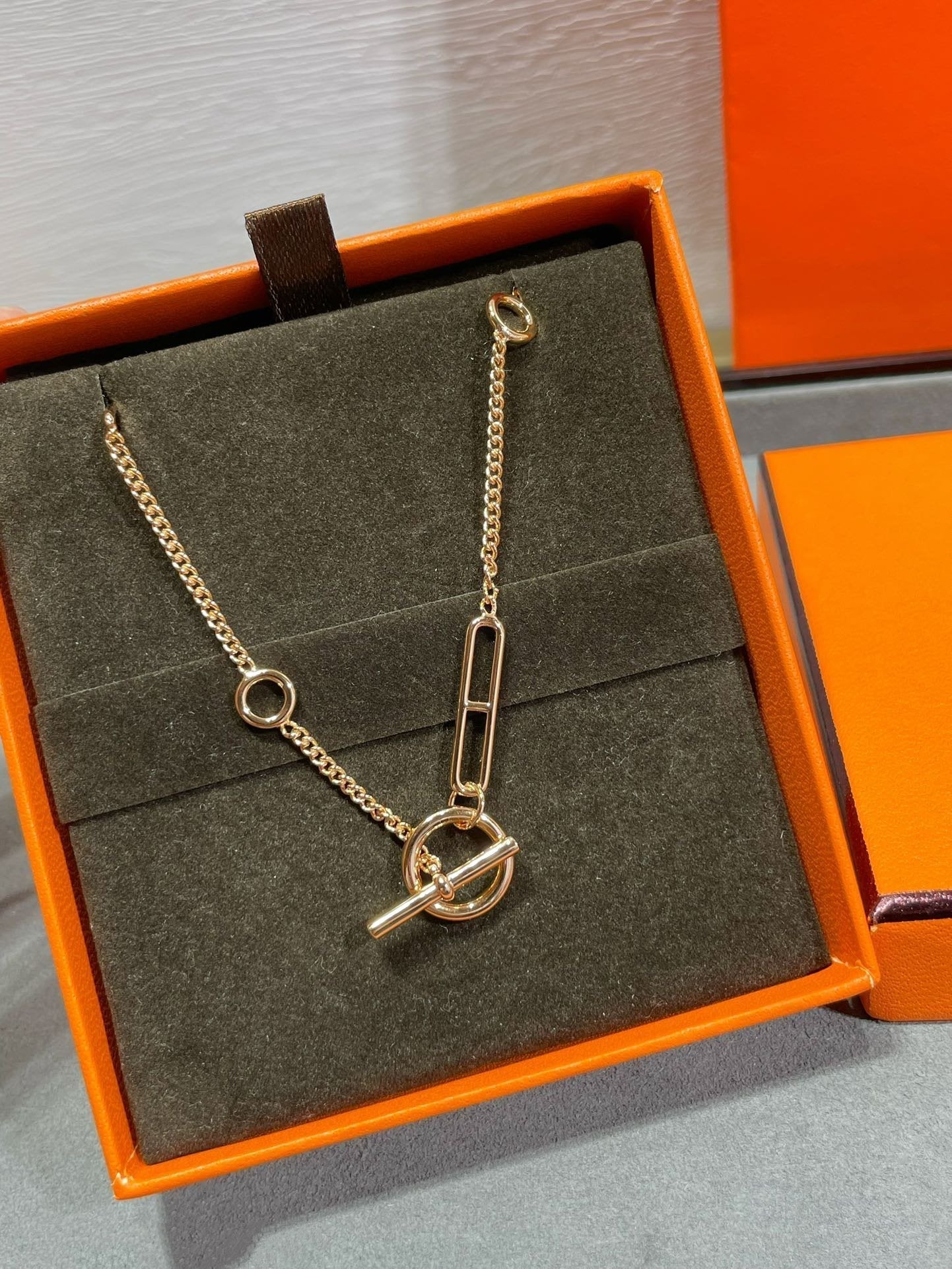 [Select]HM STERLING CHAINE D'ANCRE HEART