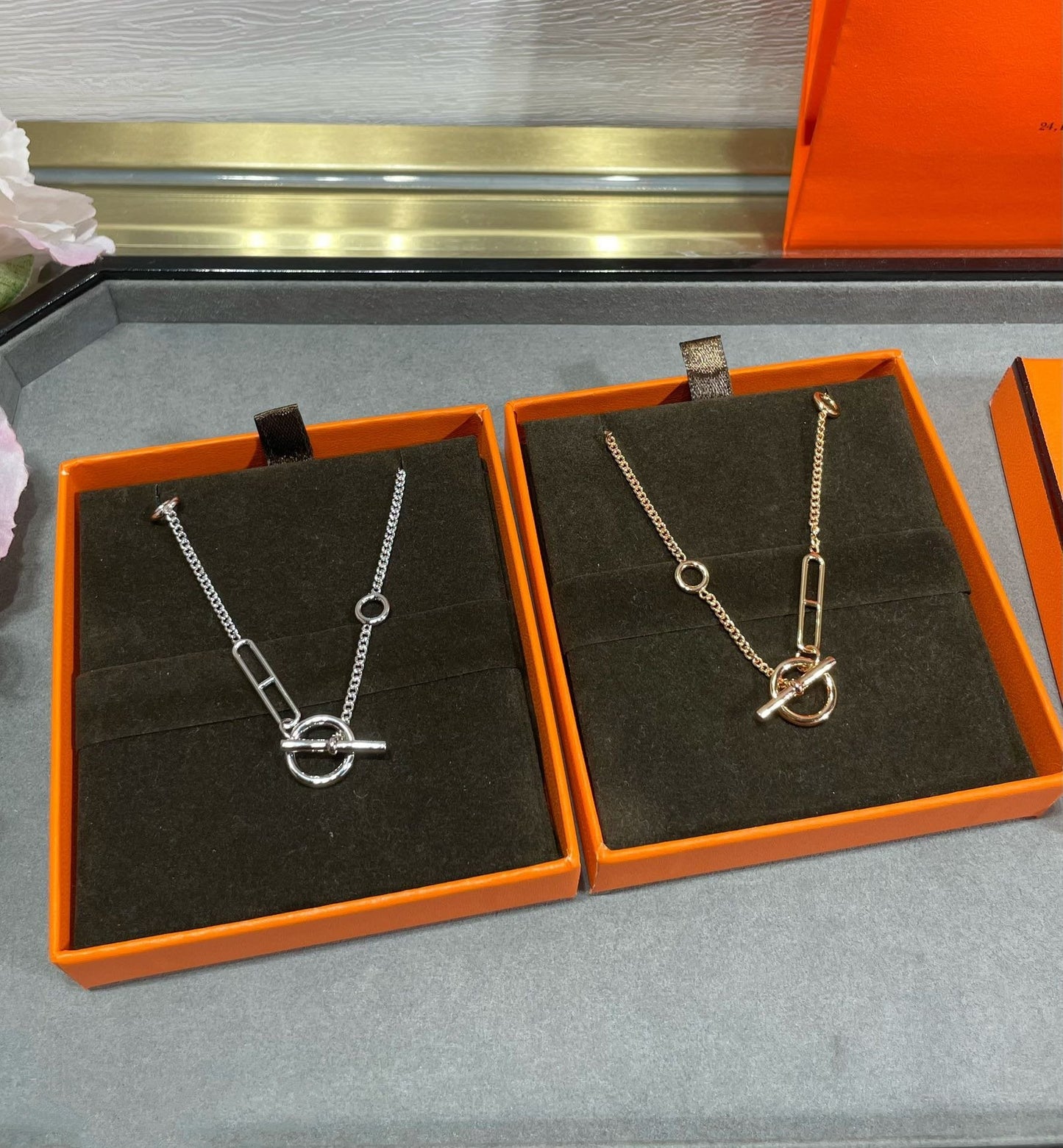 [Select]HM STERLING CHAINE D'ANCRE HEART