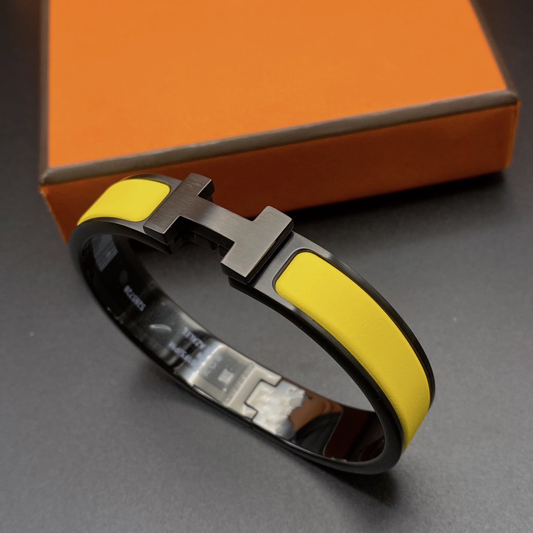 [Select]CLIC HM SO BLACK YELLOW BRACELET