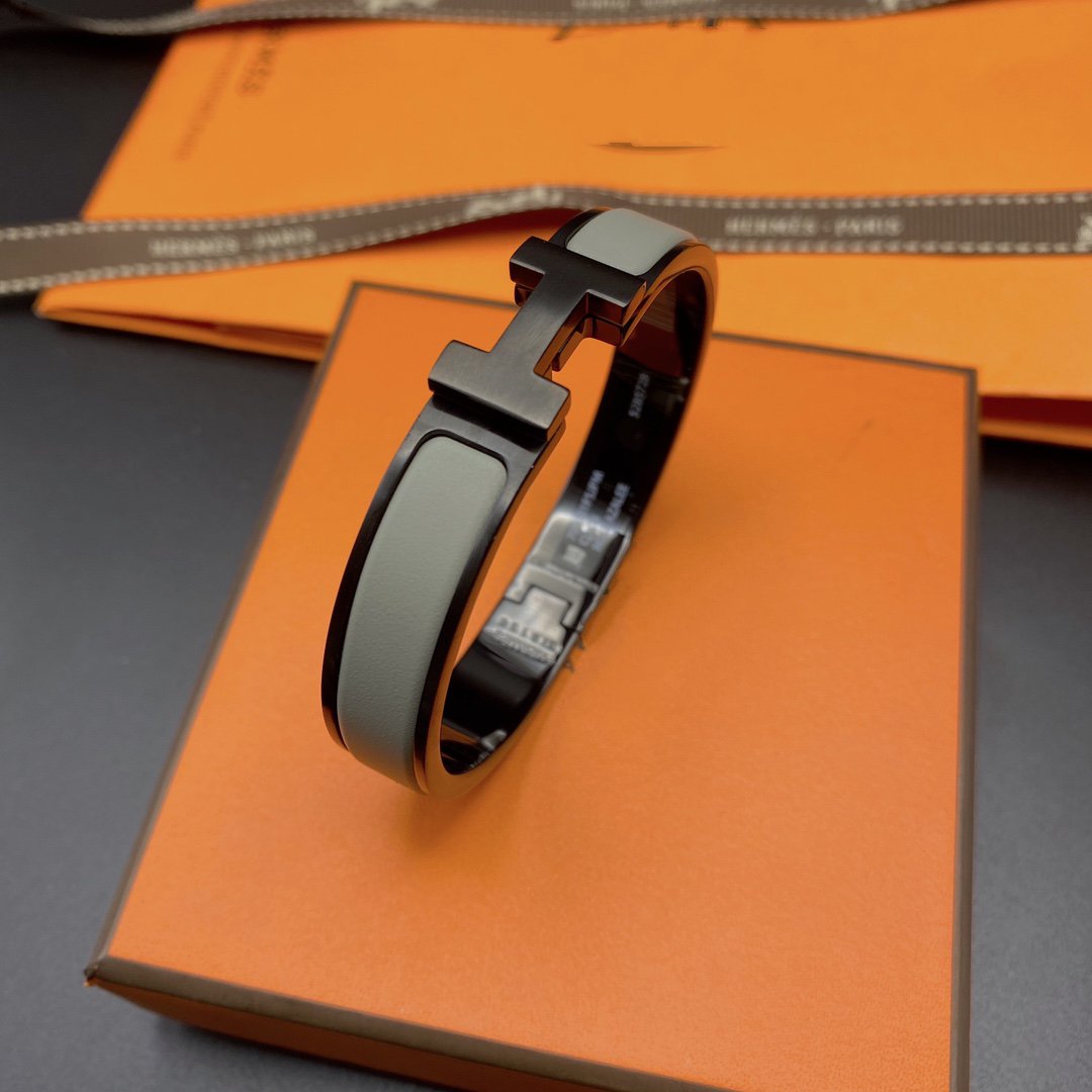 [Select]CLIC HM SO BLACK GREY BRACELET
