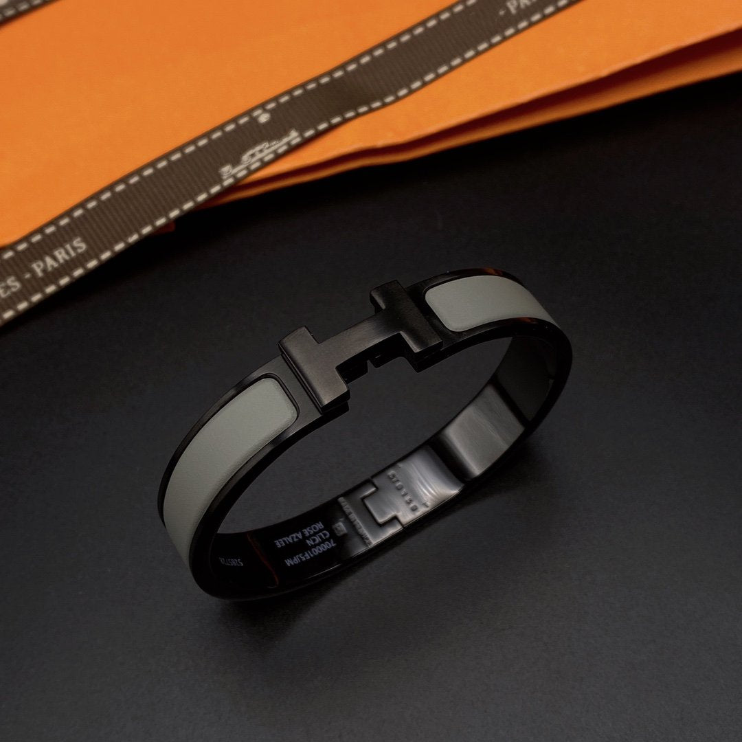 [Select]CLIC HM SO BLACK GREY BRACELET