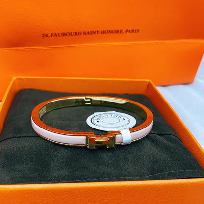 [Select]CLASSIC HM CLIC  PINK 8MM ENAMEL BRACELET