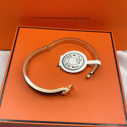 [Select]CLASSIC HM CLIC BLACK 8MM ENAMEL BRACELET