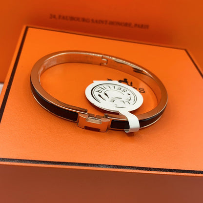 [Select]CLASSIC HM CLIC BLACK 8MM ENAMEL BRACELET