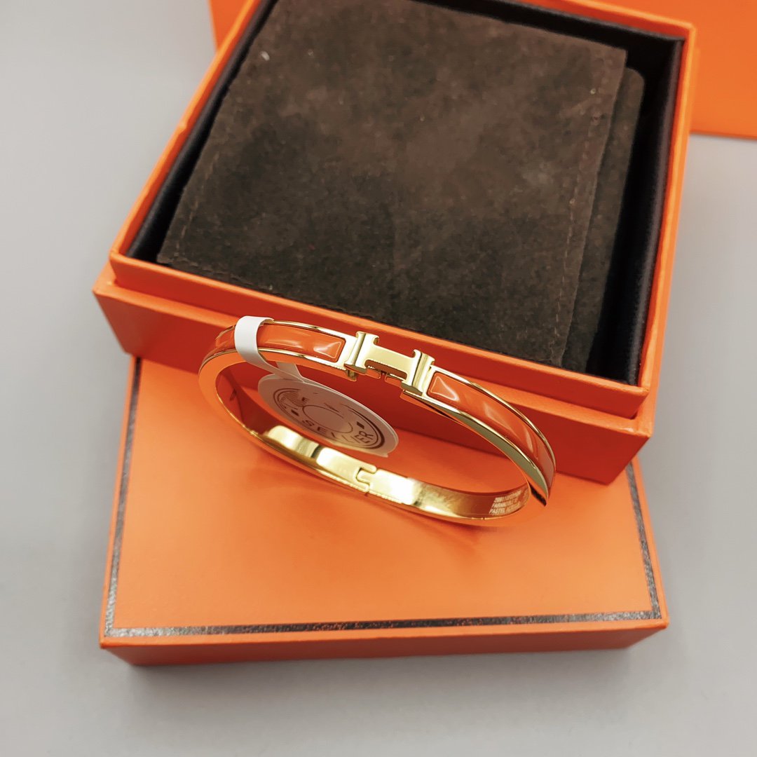 [Select]CLASSIC HM CLIC RED 8MM ENAMEL BRACELET
