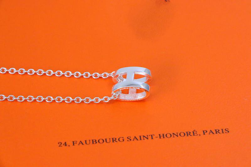 [Select]HM NECKLACE H LETTER OVAL SERIES