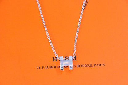 [Select]HM NECKLACE H LETTER OVAL SERIES