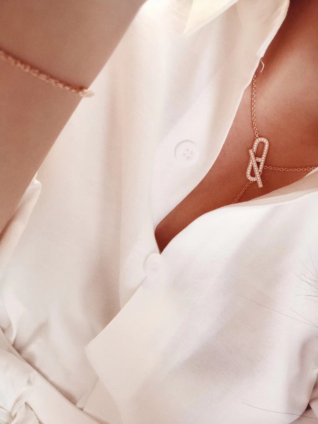 [Select]HM FIRE PIG NOSE NECKLACE TRENDY STREET