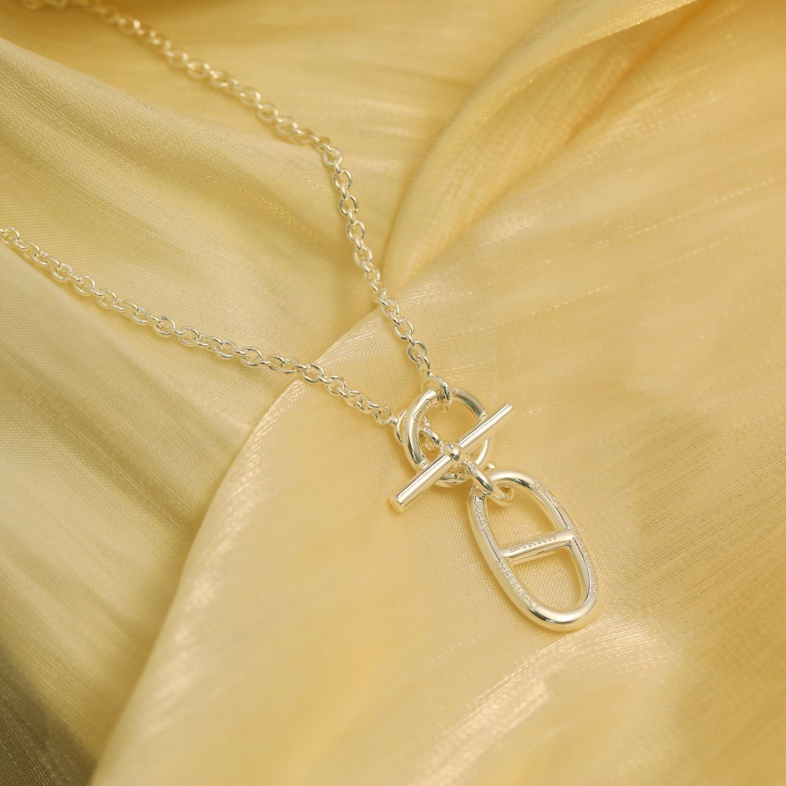 [Select]HM CHAINE D'ANCRE PENDANT NECKLACE STERLING SILVER