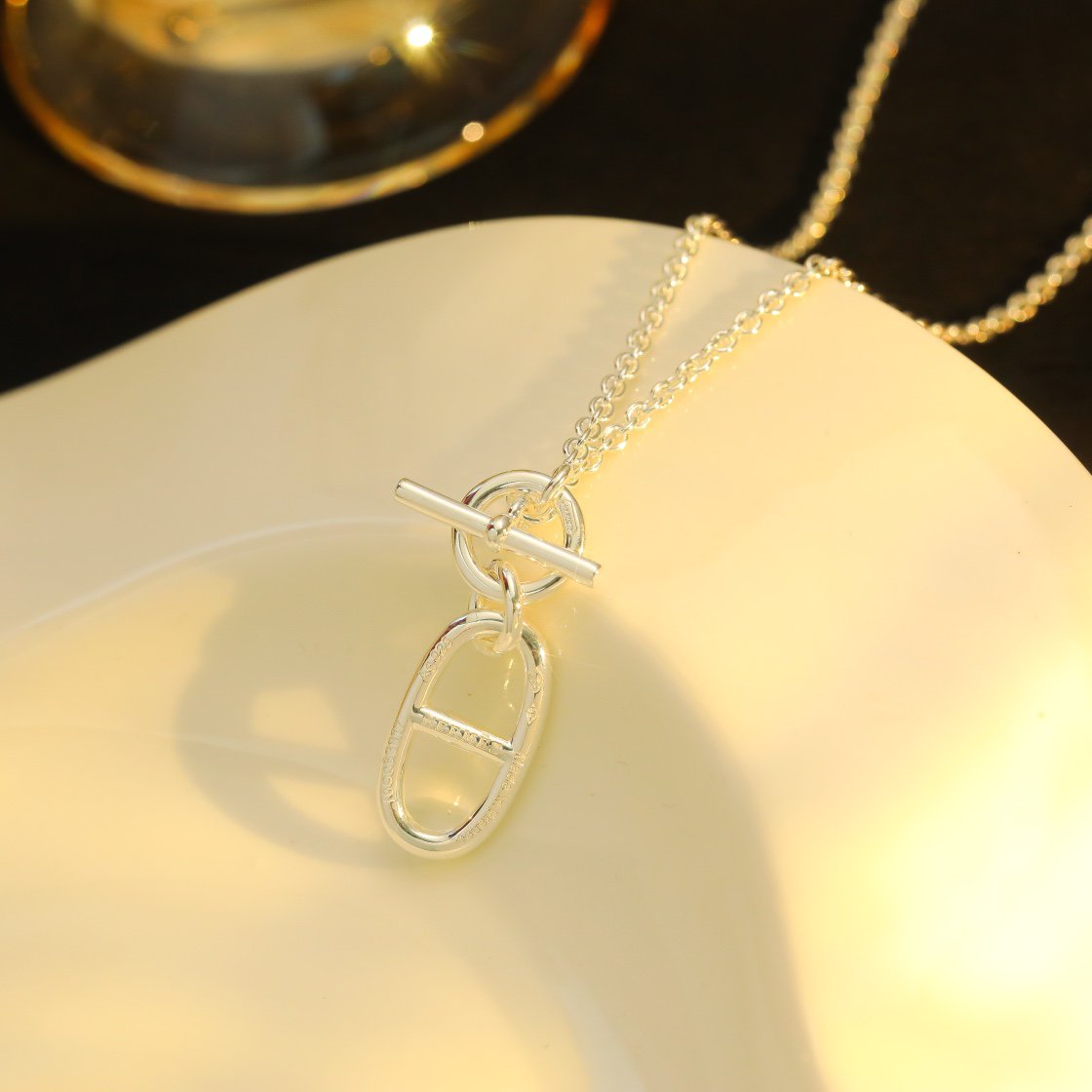 [Select]HM CHAINE D'ANCRE PENDANT NECKLACE STERLING SILVER
