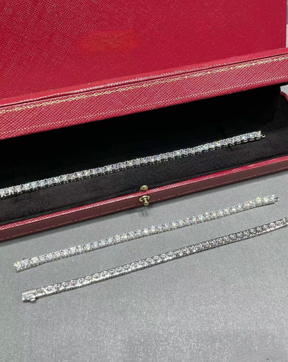 [Select jewelrys]TENNIS BRACELET WITH FULL DIAMOND SETTING