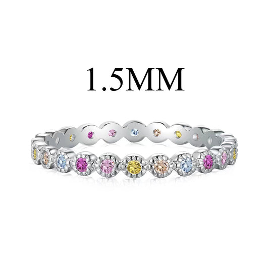 [select Jewelry]Radiant Sparkling Round Cut Daily Ring