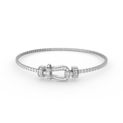 [Select]FORCE  HORSESHOE  DIAMOND TENNIS BRACELET