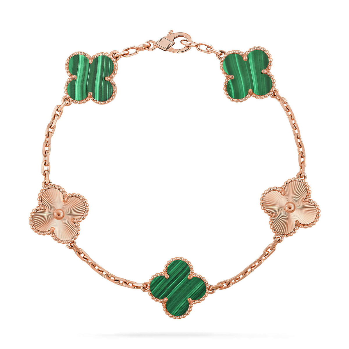 [Select] CLOVER 5 MOTIF MALACHITE BRACELET COLLECTION