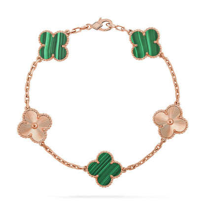 [Select] CLOVER 5 MOTIF MALACHITE BRACELET COLLECTION