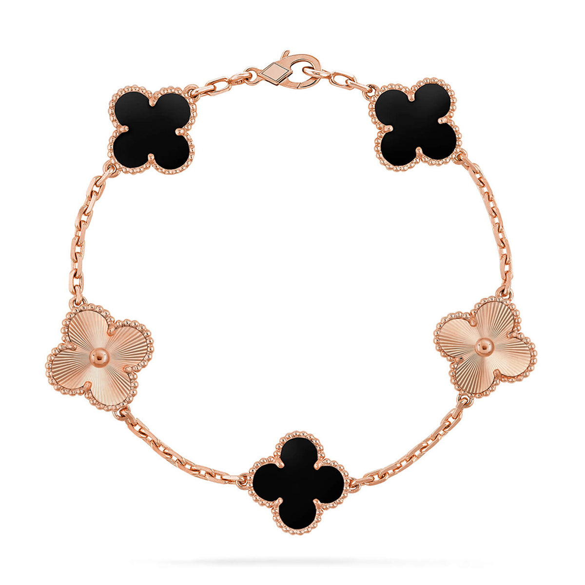 [Select] CLOVER 5 MOTIF ONYXS BRACELET COLLECTION
