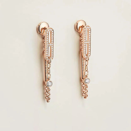 [Select]CHAINE CHAOS DIAMOND DROP EARRINGS