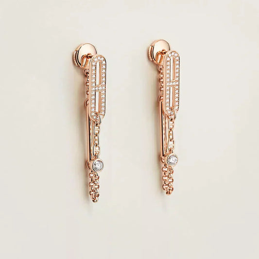 [Select]CHAINE CHAOS DIAMOND DROP EARRINGS