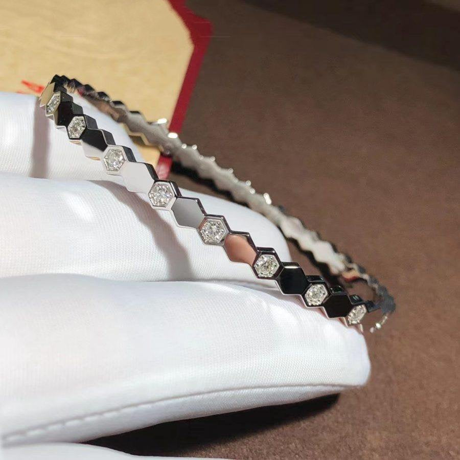 [Select]BEE LOVE SILVER DIAMOND BRACELET