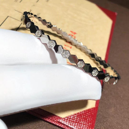 [Select]BEE LOVE SILVER DIAMOND BRACELET