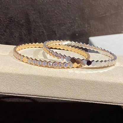 [Select]BEE LOVE GOLD BRACELET FULL DIAMOND