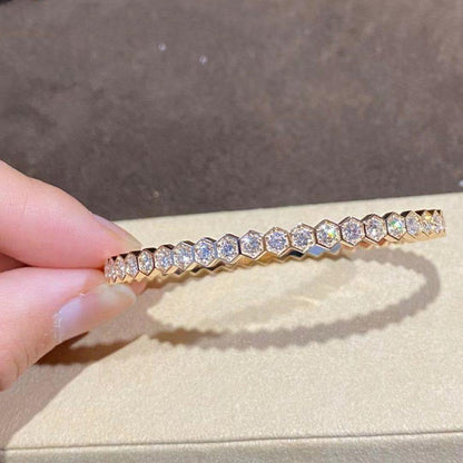 [Select]BEE LOVE GOLD BRACELET FULL DIAMOND