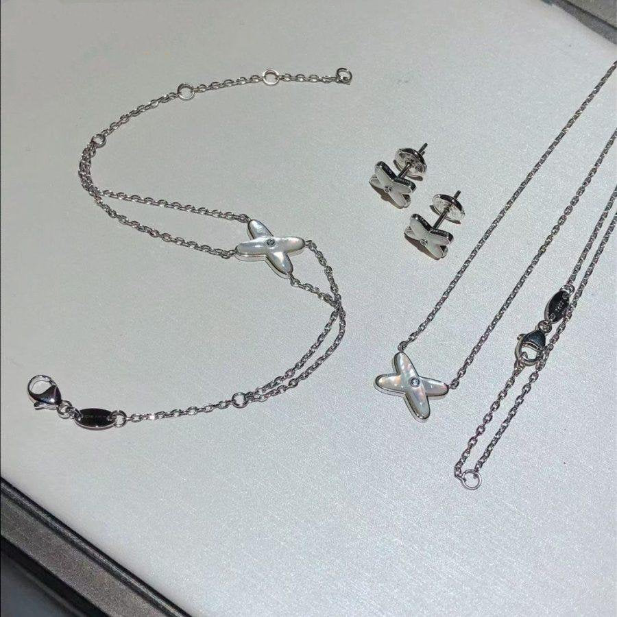 [Select]JEUX BRACELET WHITE MOP SILVER 1 DIAMOND