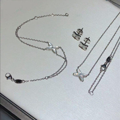 [Select]JEUX BRACELET WHITE MOP SILVER 1 DIAMOND