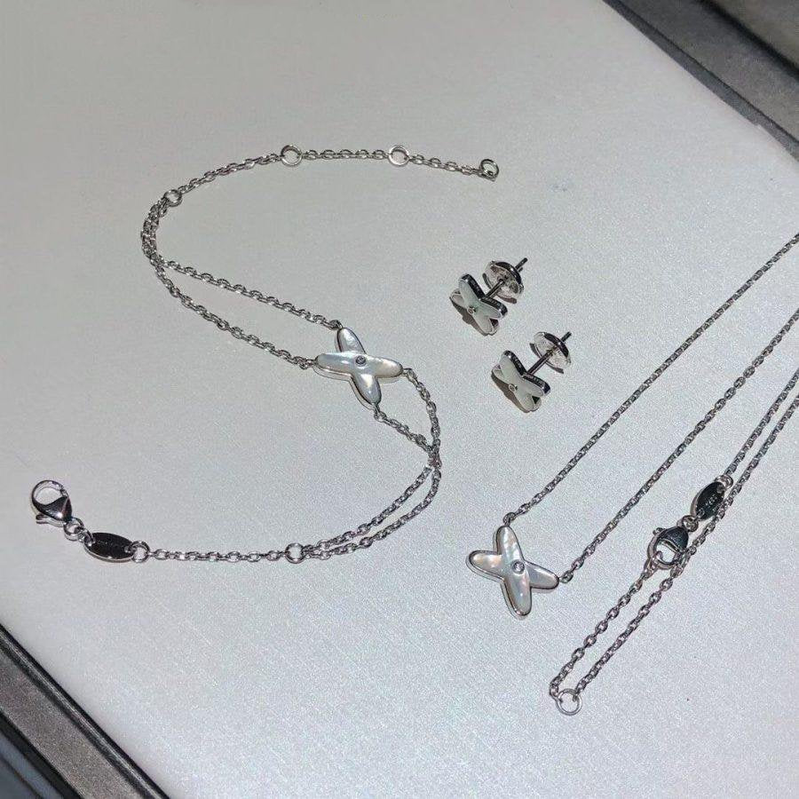 [Select]JEUX BRACELET WHITE MOP SILVER 1 DIAMOND