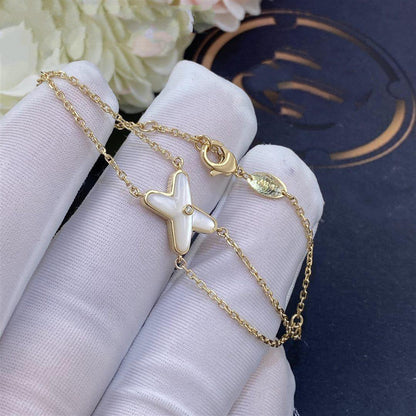 [Select]JEUX BRACELET WHITE MOP GOLD 1 DIAMOND