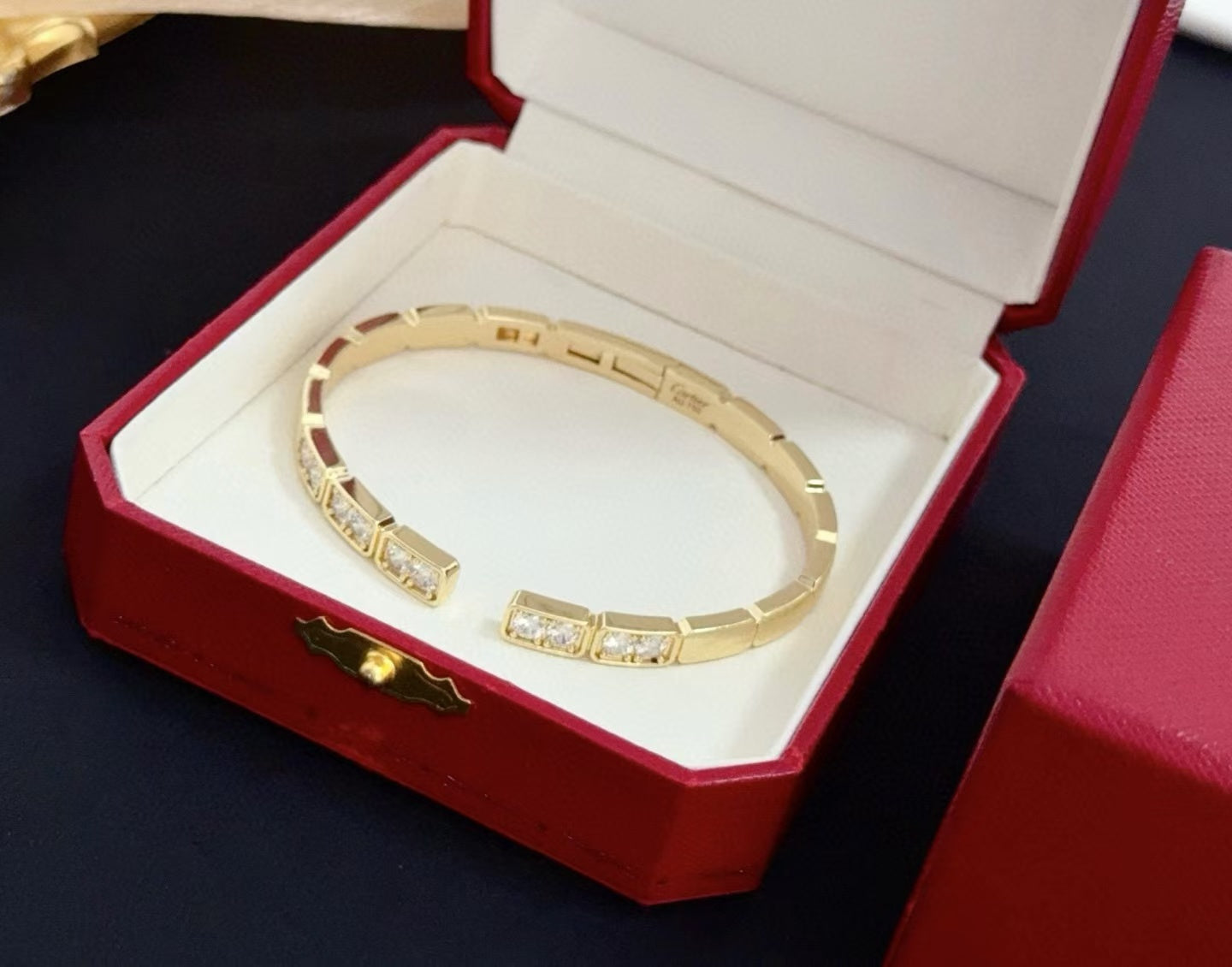 [Select jewelrys]LOVE DIAMOND OPEN  BRACELET