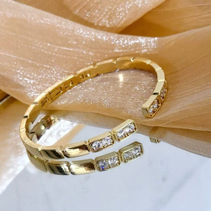 [Select jewelrys]LOVE DIAMOND OPEN  BRACELET