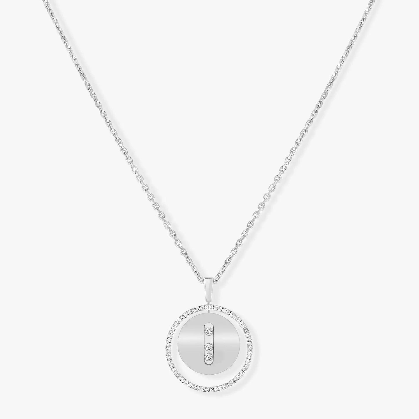 [Select]Demo MOVE MM SILVER DIAMOND NECKLACE