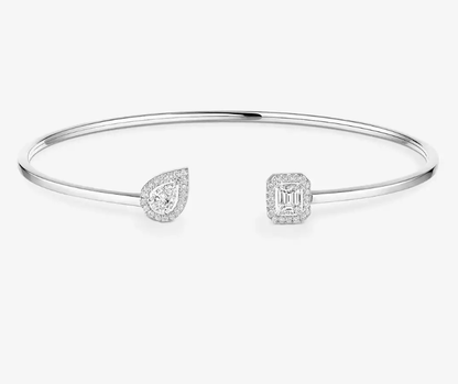 [Select]M Delicate Double-Diamond Bracelet