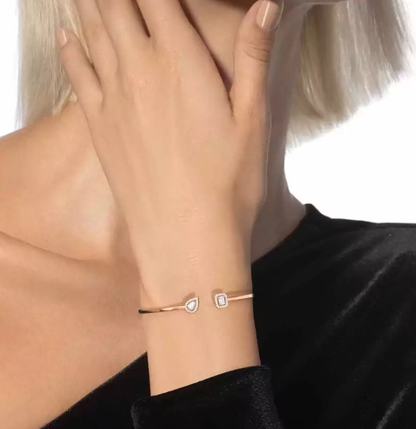 [Select]M Delicate Double-Diamond Bracelet