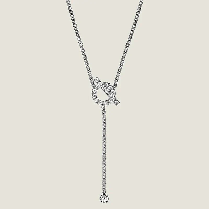 [Select]FINESSE SILVER DIAMOND NECKLACE