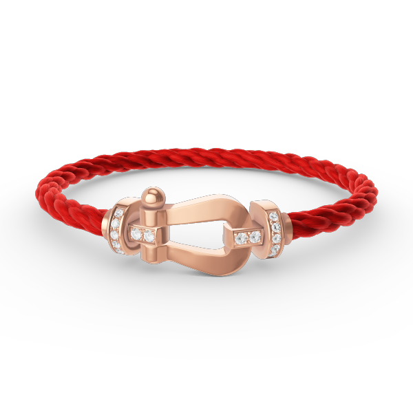 [Select]FORCE LARGE HORSESHOE HALF DIAMOND BRACELET Select GOLD