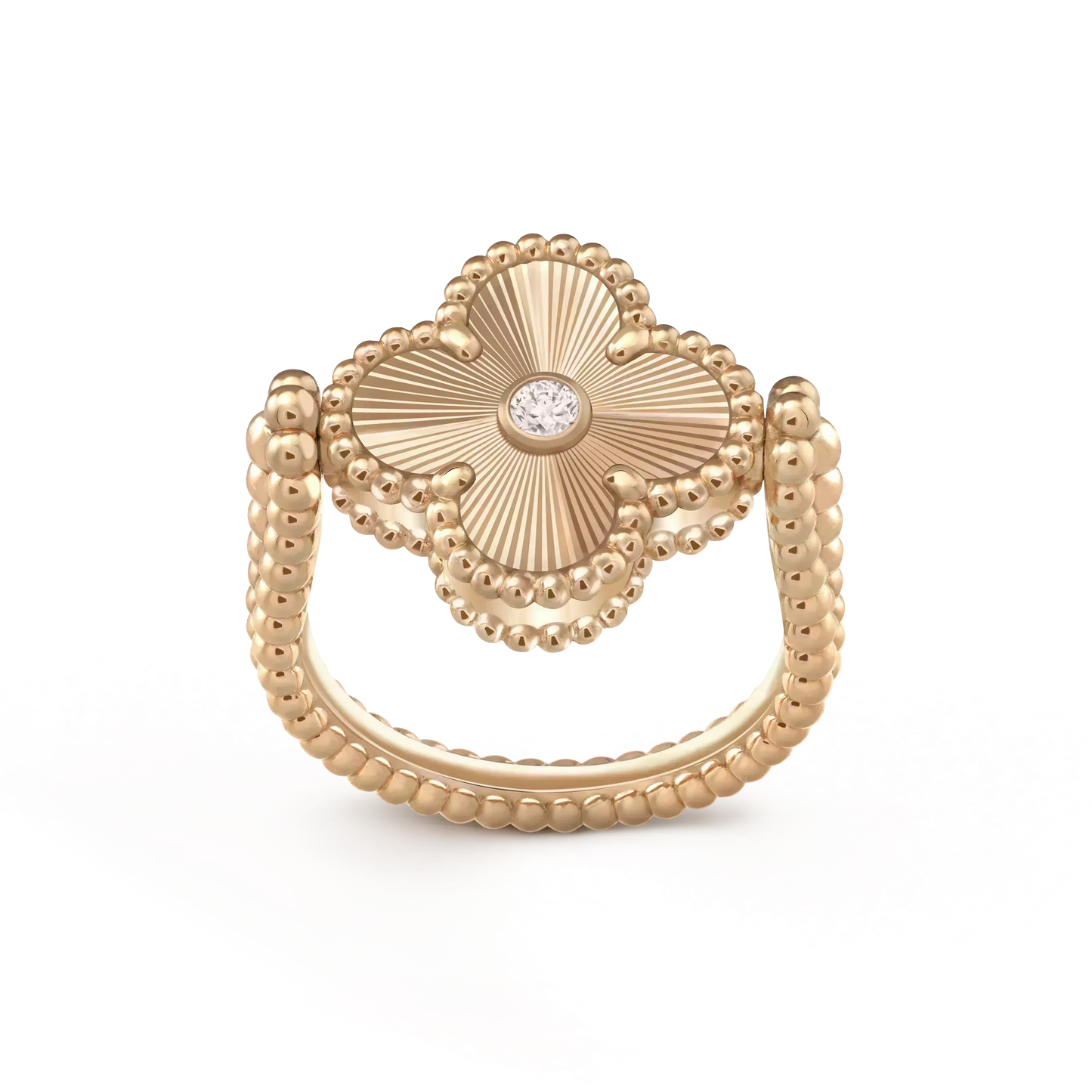 [Select]CLOVER RIVERSIBLE Select GOLD RING