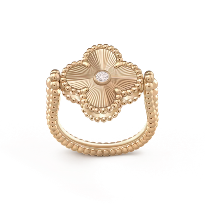 [Select]CLOVER RIVERSIBLE Select GOLD RING