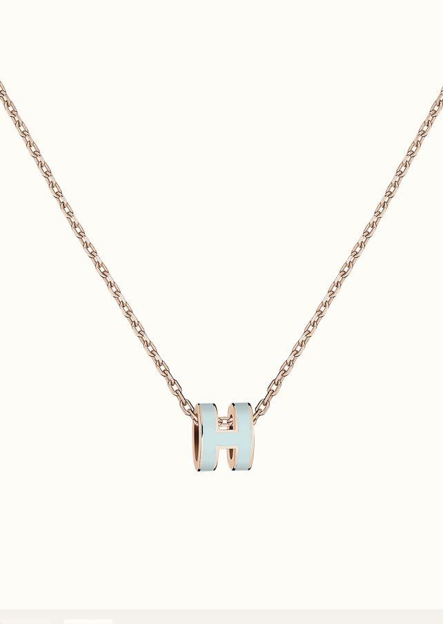 [Select]POP H LIGHT BLUE NECKLACE