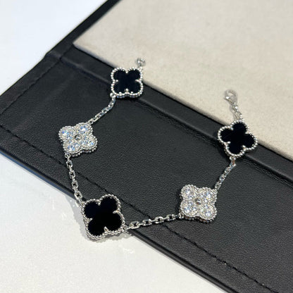 [Select] CLOVER 5 MOTIF ONYXS BRACELET COLLECTION
